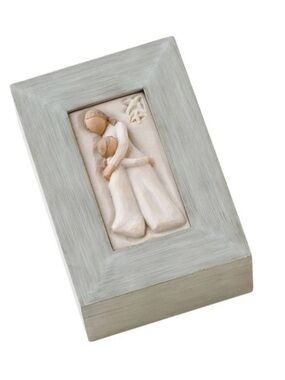 Willow Tree Figurine Keepsake Box - Mother and Daughter